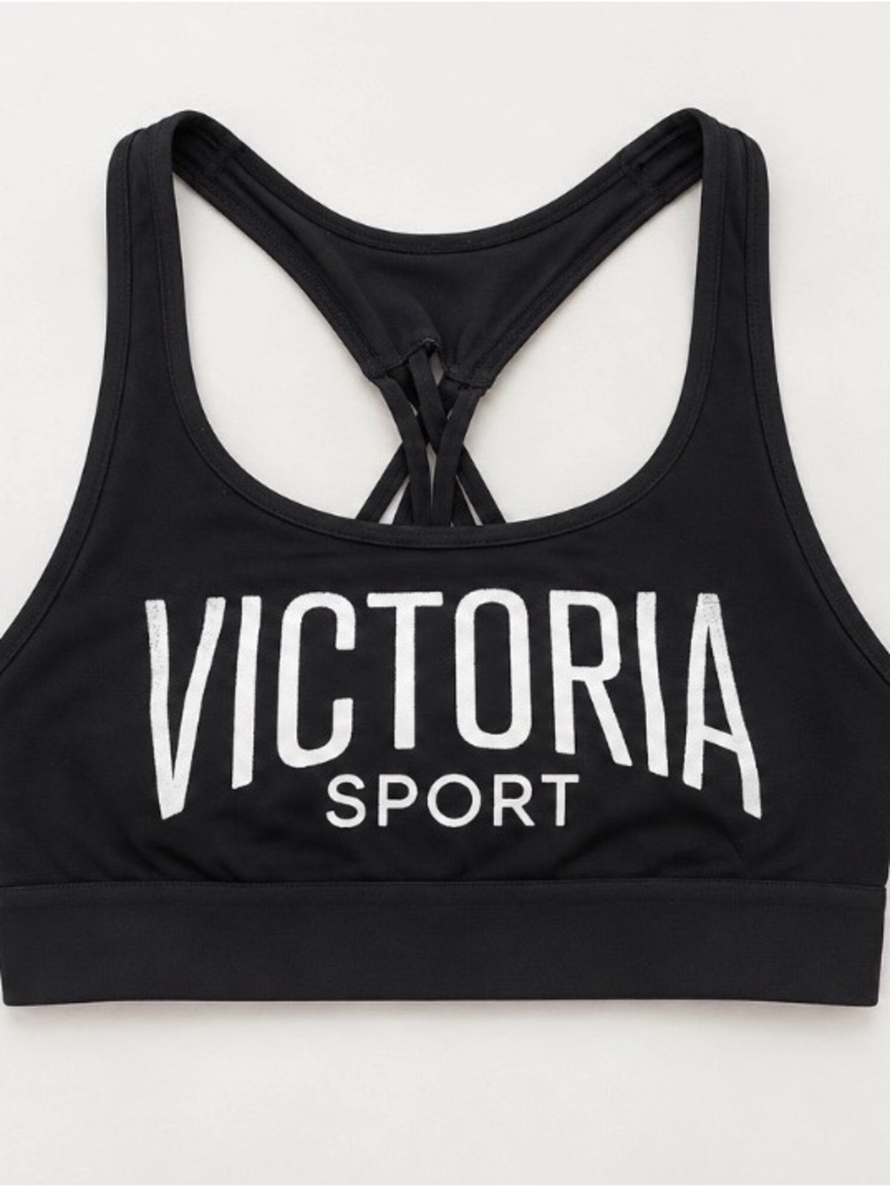 Victoria's Secret Black Sport Logo Sports Bra